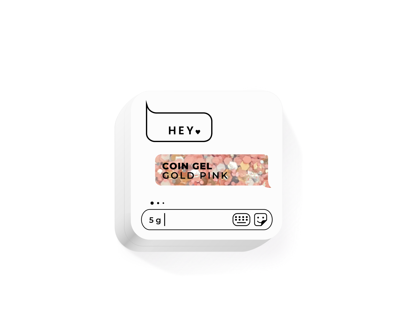 Coin Gel Gold Pink, 5 g