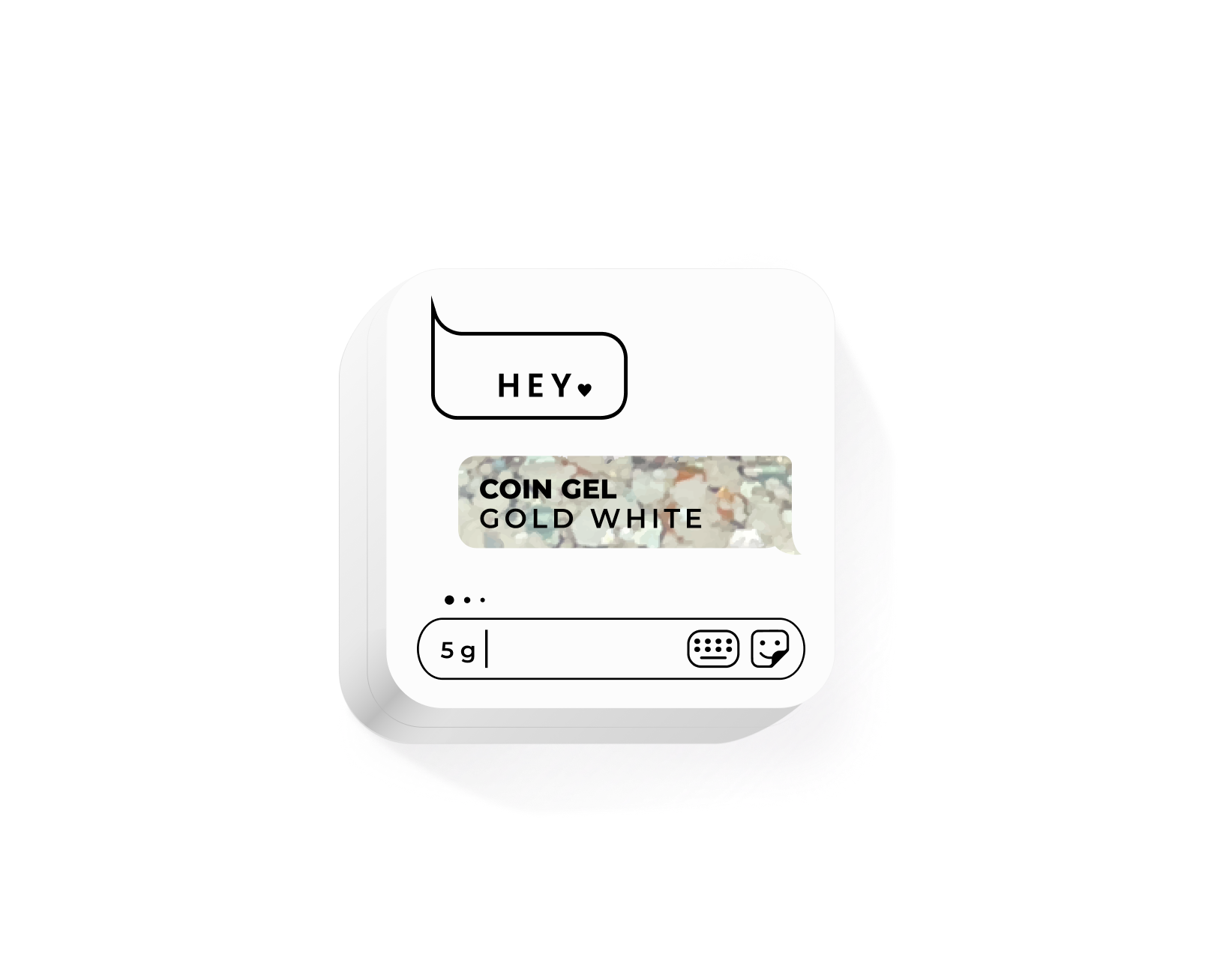 Coin Gel Gold White, 5 g