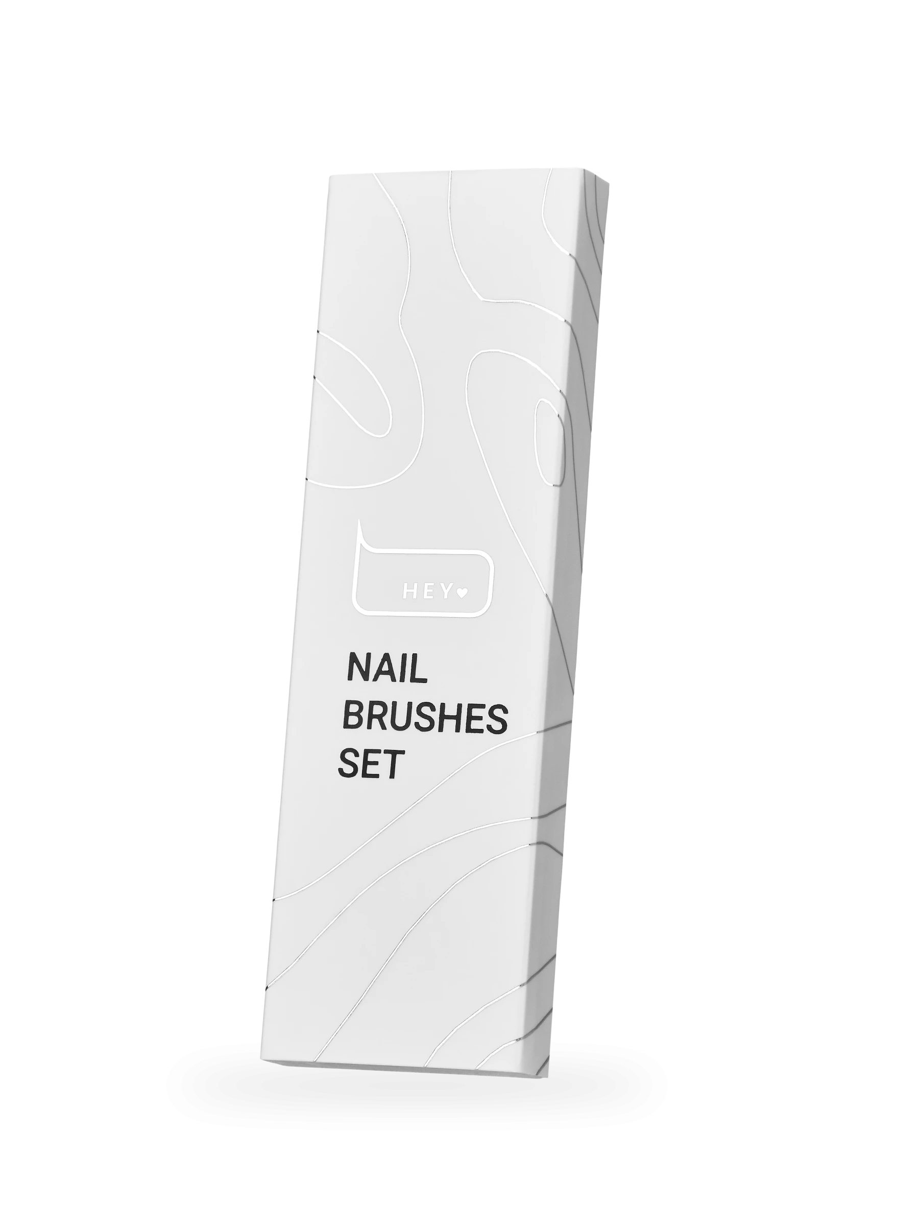 HEYLOVE. Nail Brushes Set, 5 pcs
