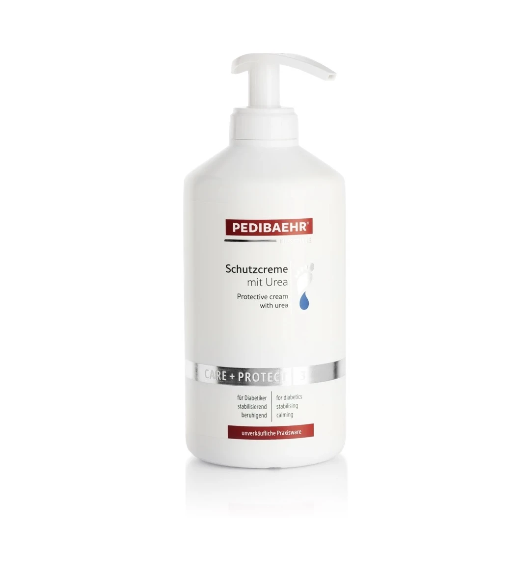 PEDIBAEHR. Защитен крем за крака с 10% урея, 500 ml + дозатор