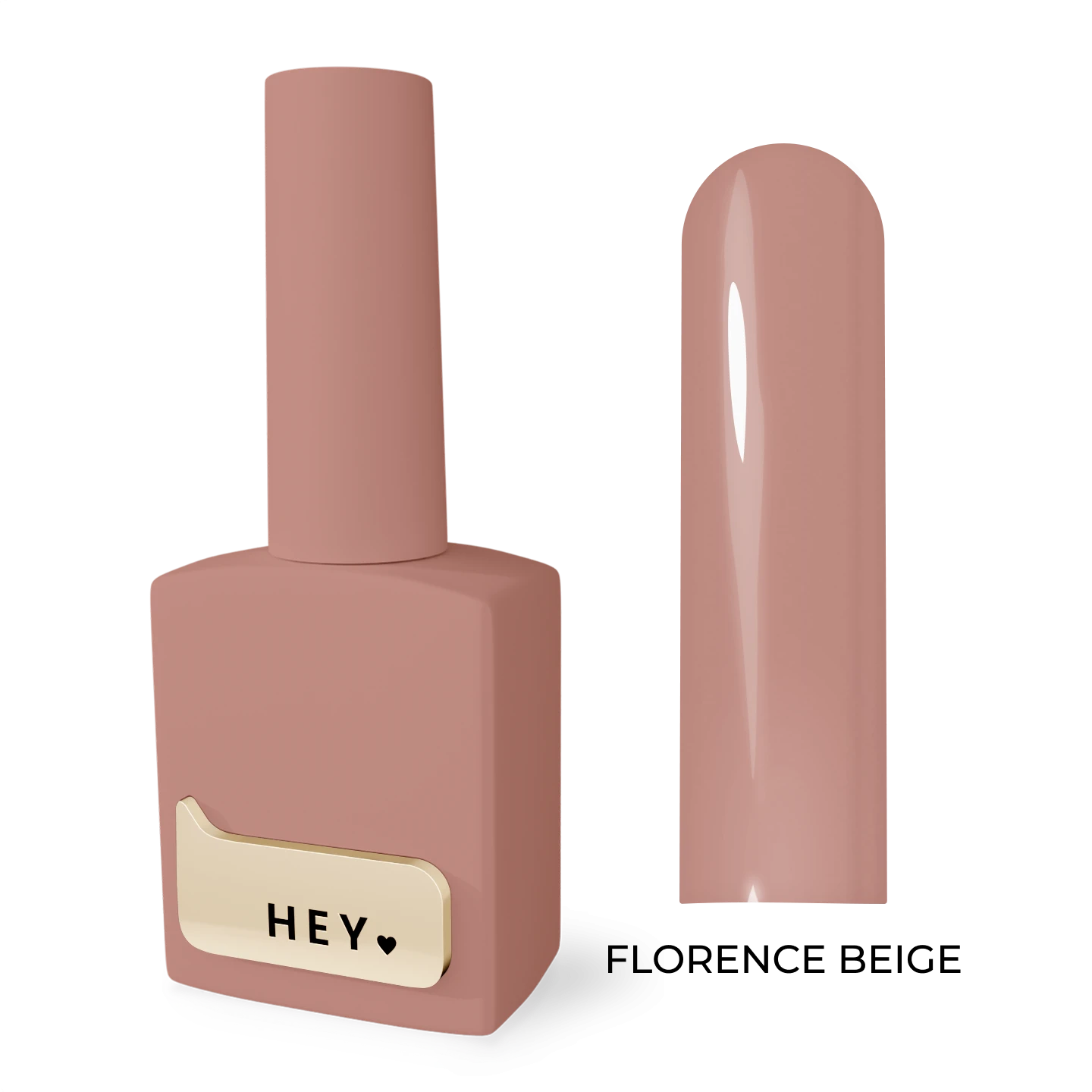 HEYLOVE. Gel Polish, Florence Beige, 15 ml