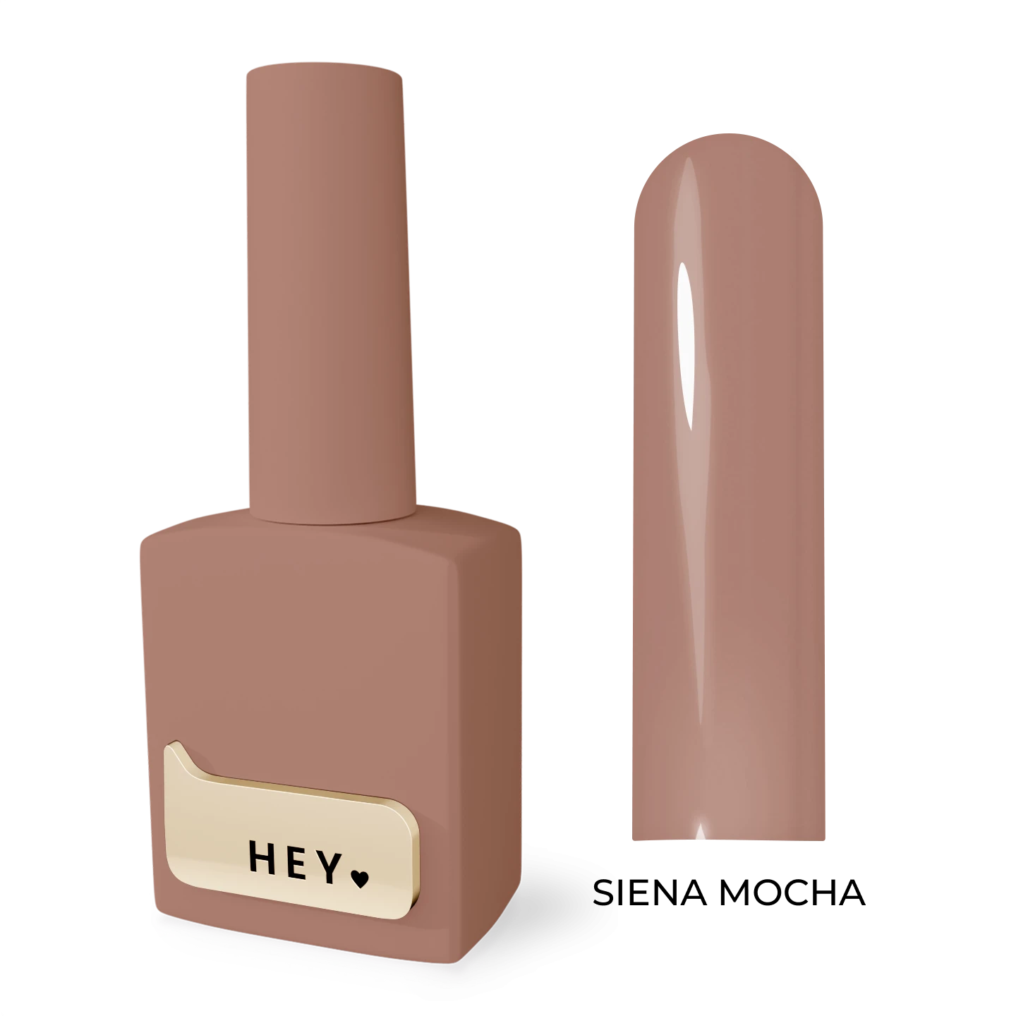 HEYLOVE. Gel Polish, Siena Mocha, 15 ml